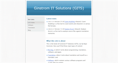 Desktop Screenshot of ginstrom.com